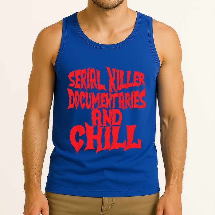 Serial Killer Documentaries And Chill Halloween Tank Top