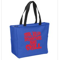 Serial Killer Documentaries And Chill Halloween Zip Tote Bag