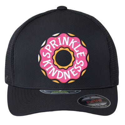 Sprinkle Kindness Donut Graphic Plus Size Shirt For Girl Boy Unisex Flexfit Unipanel Trucker Cap