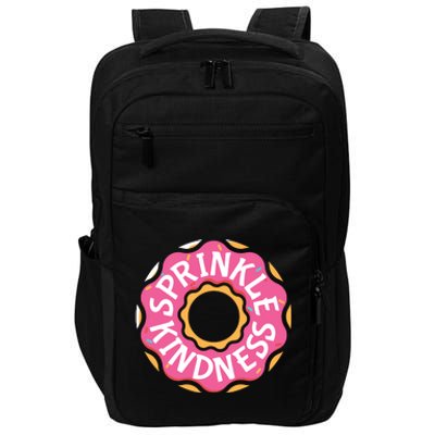 Sprinkle Kindness Donut Graphic Plus Size Shirt For Girl Boy Unisex Impact Tech Backpack