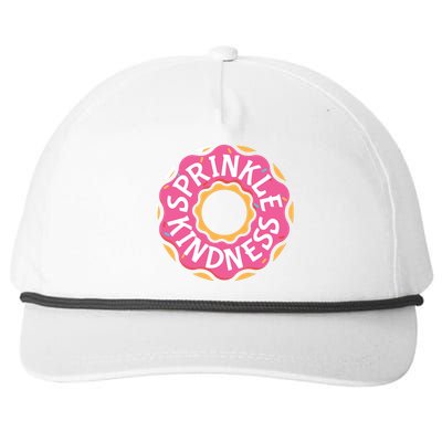 Sprinkle Kindness Donut Graphic Plus Size Shirt For Girl Boy Unisex Snapback Five-Panel Rope Hat