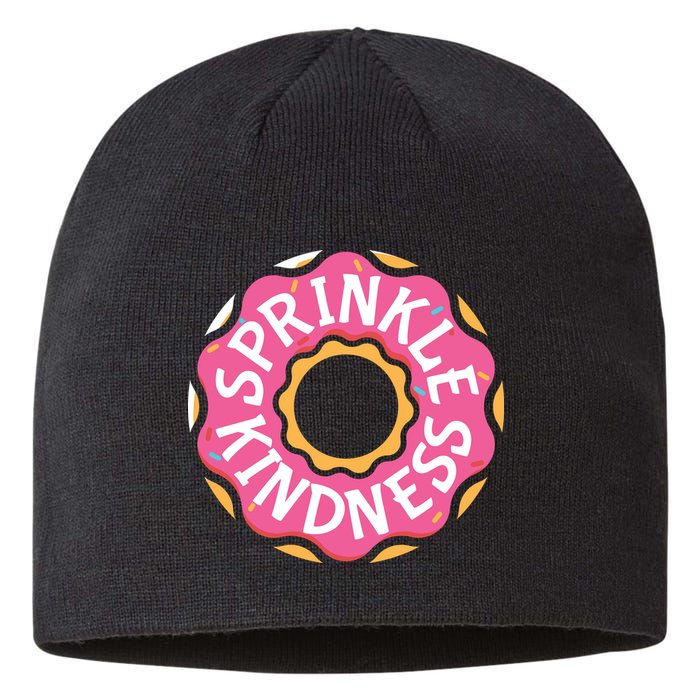 Sprinkle Kindness Donut Graphic Plus Size Shirt For Girl Boy Unisex Sustainable Beanie