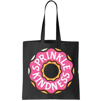 Sprinkle Kindness Donut Graphic Plus Size Shirt For Girl Boy Unisex Bag