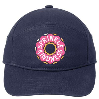 Sprinkle Kindness Donut Graphic Plus Size Shirt For Girl Boy Unisex 7-Panel Snapback Hat