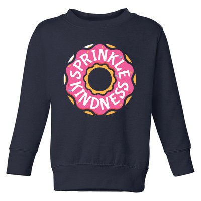 Sprinkle Kindness Donut Graphic Plus Size Shirt For Girl Boy Unisex Toddler Sweatshirt