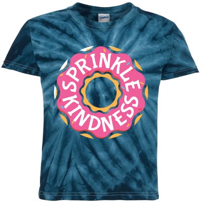 Sprinkle Kindness Donut Graphic Plus Size Shirt For Girl Boy Unisex Kids Tie-Dye T-Shirt