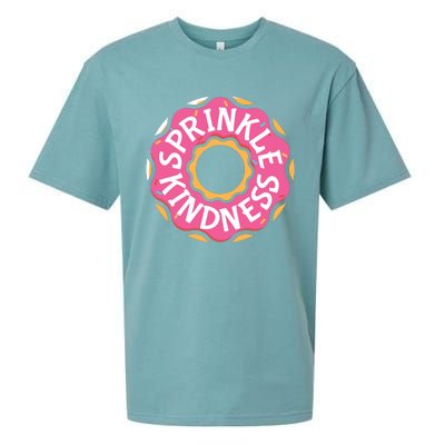 Sprinkle Kindness Donut Graphic Plus Size Shirt For Girl Boy Unisex Sueded Cloud Jersey T-Shirt