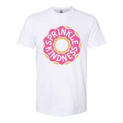 Sprinkle Kindness Donut Graphic Plus Size Shirt For Girl Boy Unisex Softstyle CVC T-Shirt