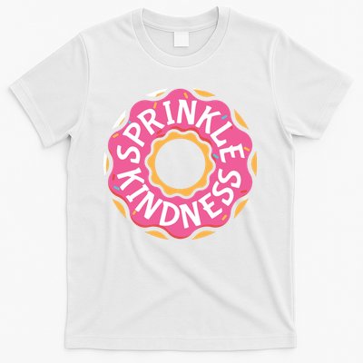 Sprinkle Kindness Donut Graphic Plus Size Shirt For Girl Boy Unisex T-Shirt
