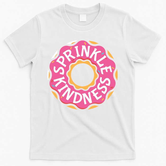 Sprinkle Kindness Donut Graphic Plus Size Shirt For Girl Boy Unisex T-Shirt