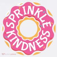 Sprinkle Kindness Donut Graphic Plus Size Shirt For Girl Boy Unisex Sustainable Bucket Hat