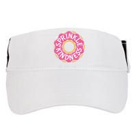 Sprinkle Kindness Donut Graphic Plus Size Shirt For Girl Boy Unisex Adult Drive Performance Visor