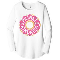 Sprinkle Kindness Donut Graphic Plus Size Shirt For Girl Boy Unisex Women's Perfect Tri Tunic Long Sleeve Shirt