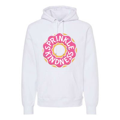 Sprinkle Kindness Donut Graphic Plus Size Shirt For Girl Boy Unisex Premium Hoodie