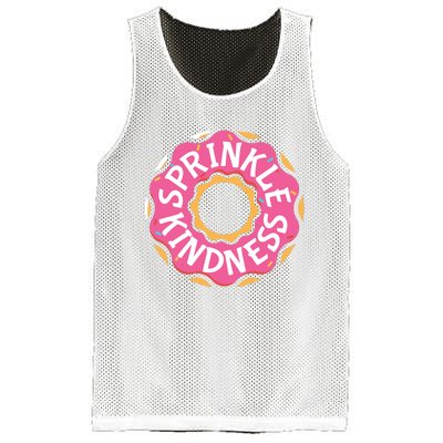 Sprinkle Kindness Donut Graphic Plus Size Shirt For Girl Boy Unisex Mesh Reversible Basketball Jersey Tank