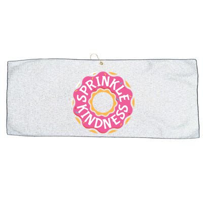 Sprinkle Kindness Donut Graphic Plus Size Shirt For Girl Boy Unisex Large Microfiber Waffle Golf Towel