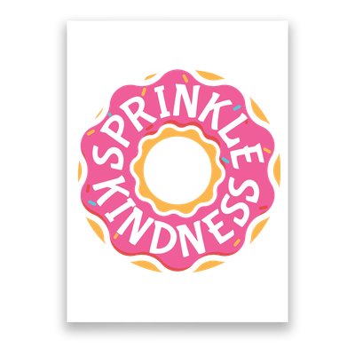 Sprinkle Kindness Donut Graphic Plus Size Shirt For Girl Boy Unisex Poster