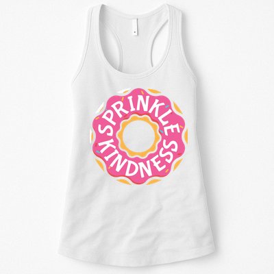 Sprinkle Kindness Donut Graphic Plus Size Shirt For Girl Boy Unisex Womens Tank Top