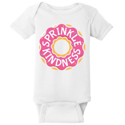 Sprinkle Kindness Donut Graphic Plus Size Shirt For Girl Boy Unisex Baby Bodysuit