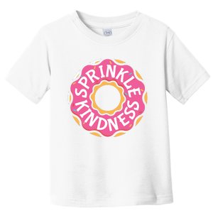 Sprinkle Kindness Donut Graphic Plus Size Shirt For Girl Boy Unisex Toddler T-Shirt