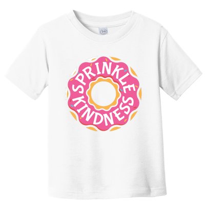 Sprinkle Kindness Donut Graphic Plus Size Shirt For Girl Boy Unisex Toddler T-Shirt