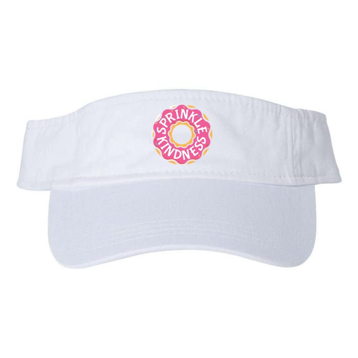 Sprinkle Kindness Donut Graphic Plus Size Shirt For Girl Boy Unisex Valucap Bio-Washed Visor