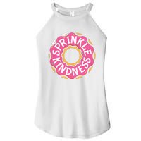 Sprinkle Kindness Donut Graphic Plus Size Shirt For Girl Boy Unisex Women's Perfect Tri Rocker Tank