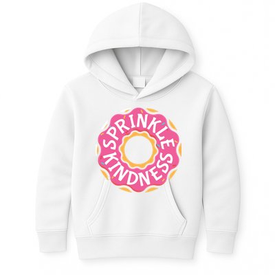 Sprinkle Kindness Donut Graphic Plus Size Shirt For Girl Boy Unisex Kids Hoodie