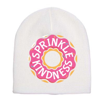 Sprinkle Kindness Donut Graphic Plus Size Shirt For Girl Boy Unisex Short Acrylic Beanie