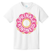 Sprinkle Kindness Donut Graphic Plus Size Shirt For Girl Boy Unisex Kids T-Shirt