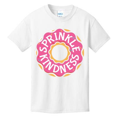 Sprinkle Kindness Donut Graphic Plus Size Shirt For Girl Boy Unisex Kids T-Shirt