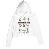 Snakes Kids Educational Serpent Zookeeper Reptile Lover Crop Fleece Hoodie