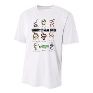 Snakes Kids Educational Serpent Zookeeper Reptile Lover Youth Performance Sprint T-Shirt