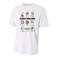 Snakes Kids Educational Serpent Zookeeper Reptile Lover Youth Performance Sprint T-Shirt