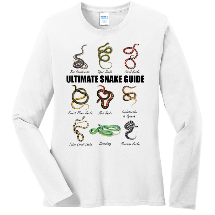 Snakes Kids Educational Serpent Zookeeper Reptile Lover Ladies Long Sleeve Shirt