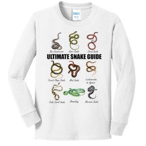 Snakes Kids Educational Serpent Zookeeper Reptile Lover Kids Long Sleeve Shirt