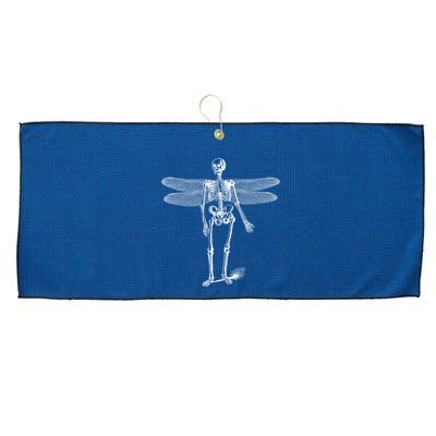 Skeleton Fairy Grunge Large Microfiber Waffle Golf Towel