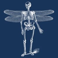 Skeleton Fairy Grunge Tie-Dye T-Shirt