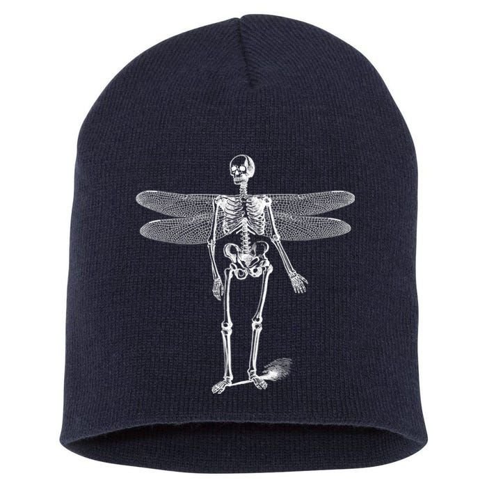 Skeleton Fairy Grunge Short Acrylic Beanie