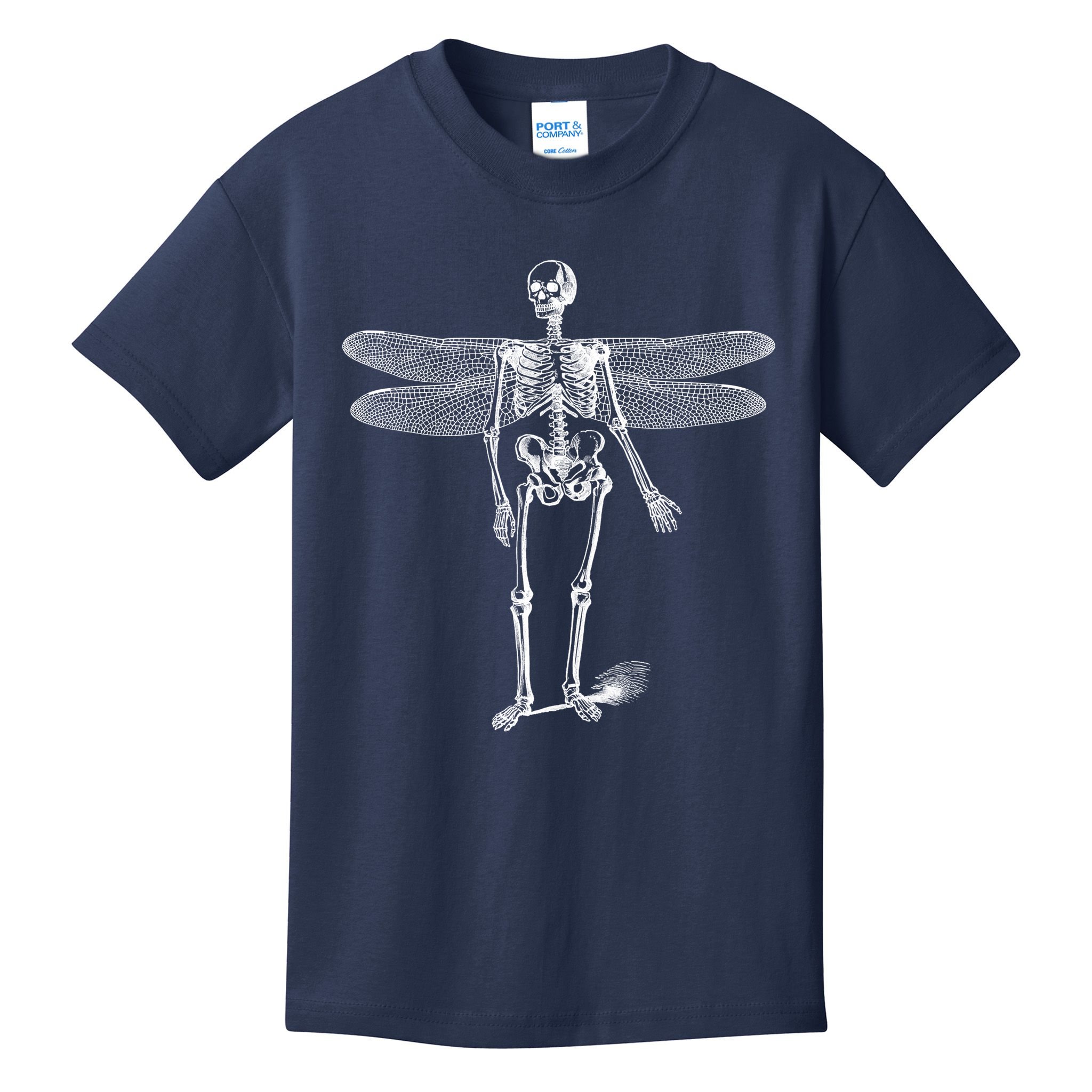 Skeleton Fairy Grunge Kids T-Shirt