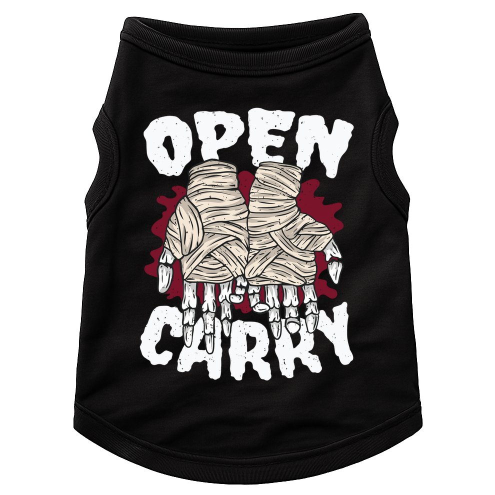 Skeleton Open Carry Boxing Doggie Tank