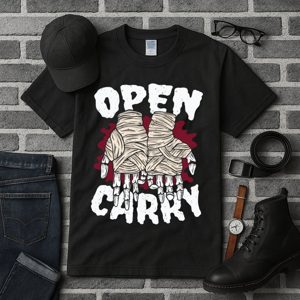 Skeleton Open Carry Boxing Tall T-Shirt