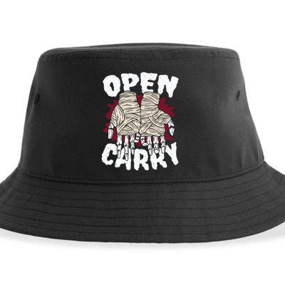 Skeleton Open Carry Boxing Sustainable Bucket Hat
