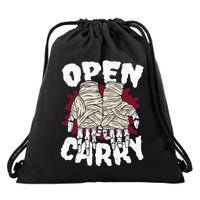 Skeleton Open Carry Boxing Drawstring Bag