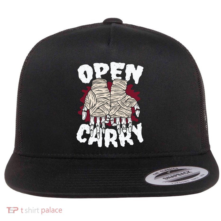 Skeleton Open Carry Boxing Flatbill Hat