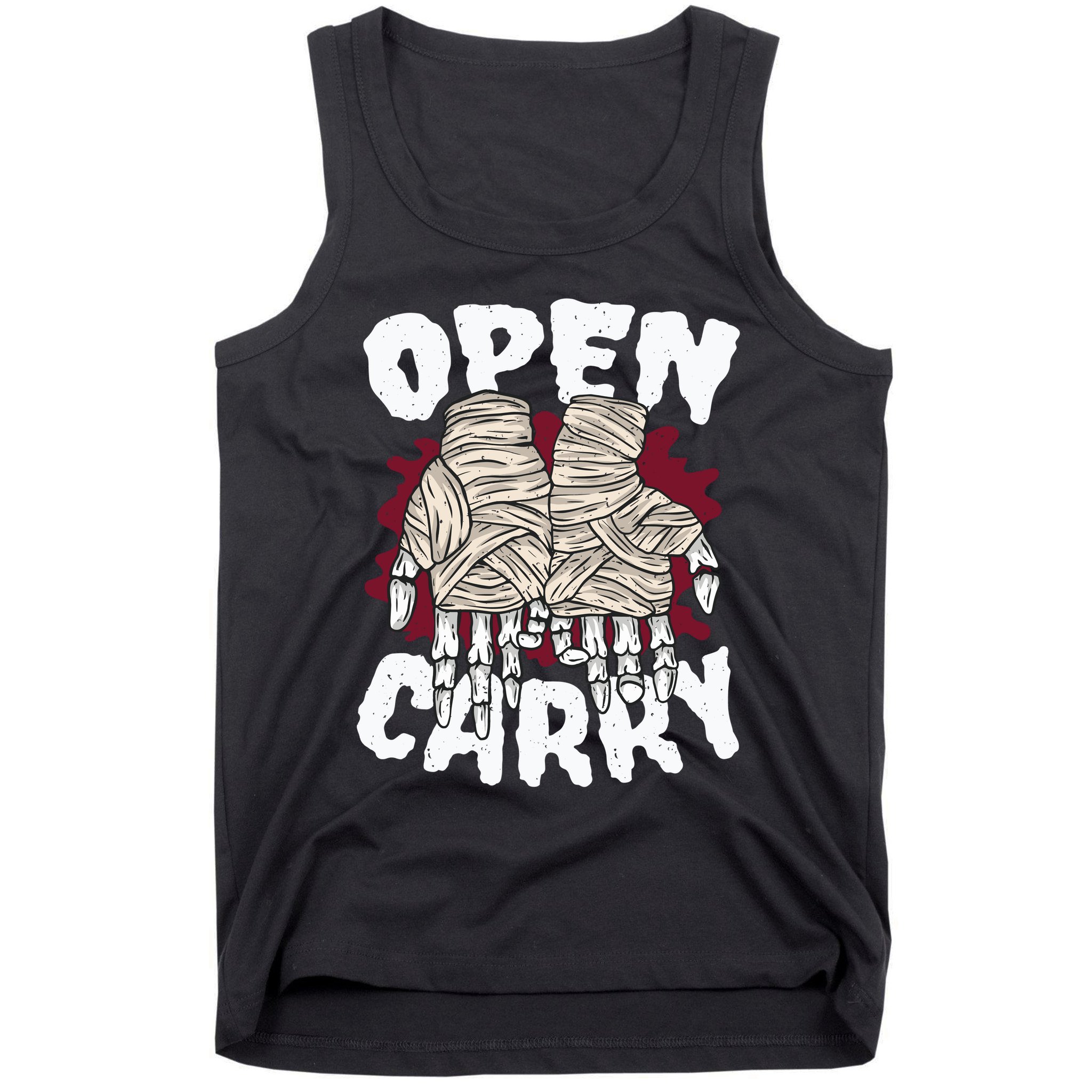 Skeleton Open Carry Boxing Tank Top
