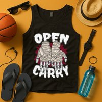 Skeleton Open Carry Boxing Tank Top