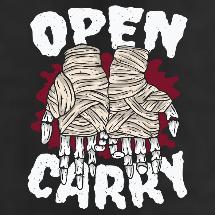 Skeleton Open Carry Boxing Golf Towel