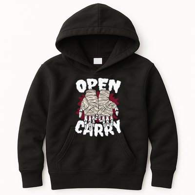 Skeleton Open Carry Boxing Kids Hoodie