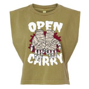 Skeleton Open Carry Boxing Garment-Dyed Women's Muscle Tee